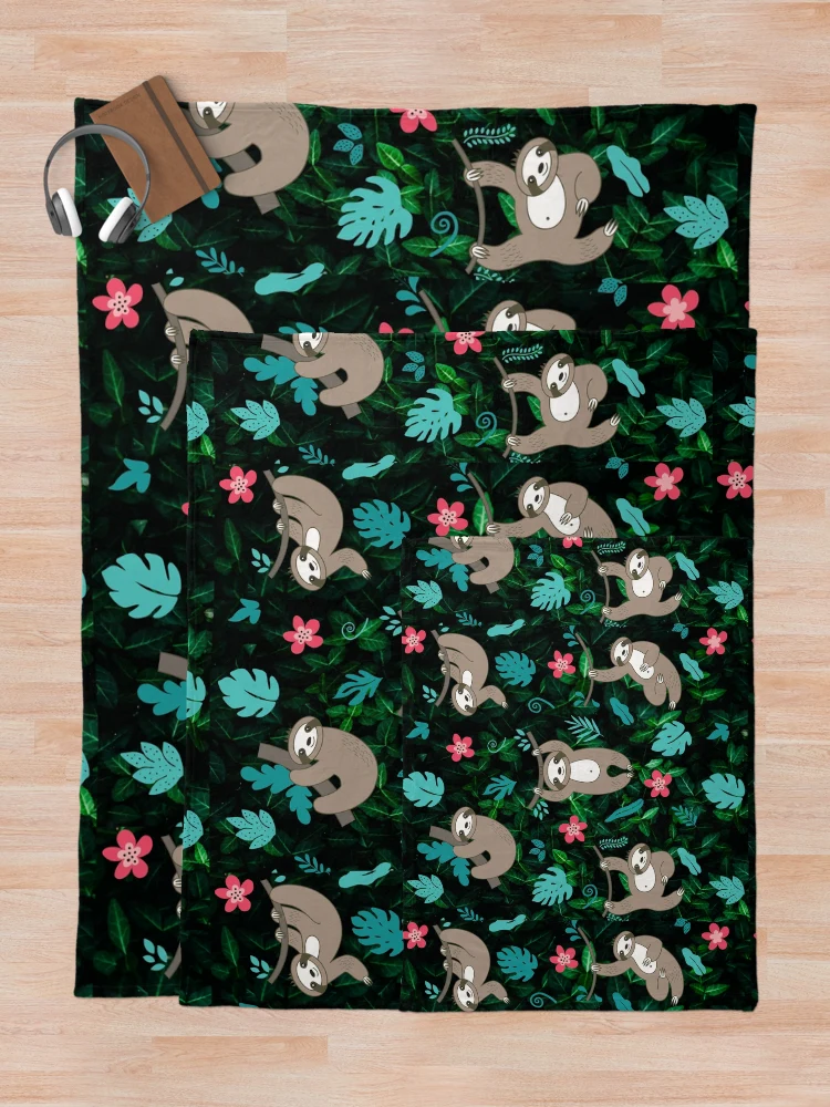 Thumbnail 5 of 6, Throw Blanket, Sloth stack patterns designed and sold by Light79.