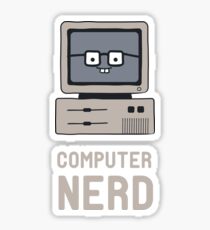 Computer Nerd Sticker