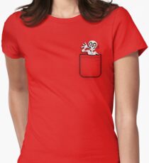 Pocket Skeleton Women's Fitted T-Shirt