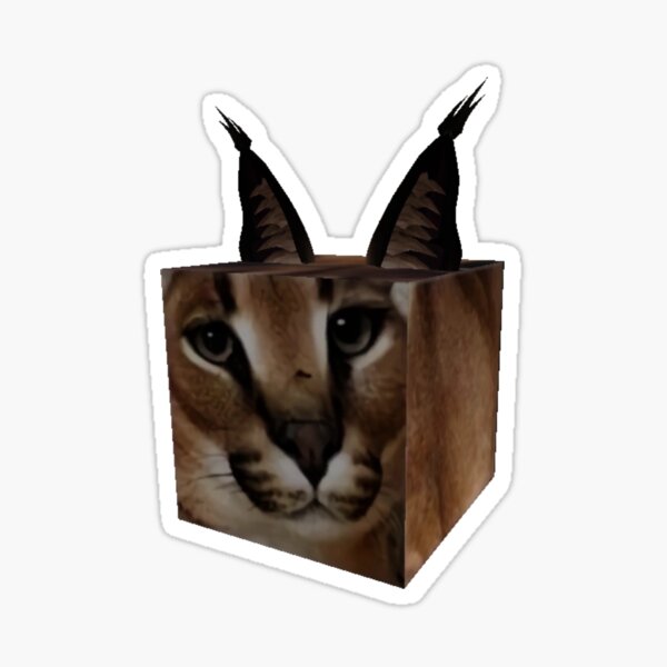 Roblox Raise A Floppa Simulation Cube Cat Caracal Plush Doll