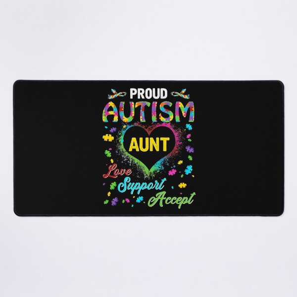 Item preview, Proud Autism Aunt Love Support Accept Help Awareness designed and sold by HaaChris-Artis.