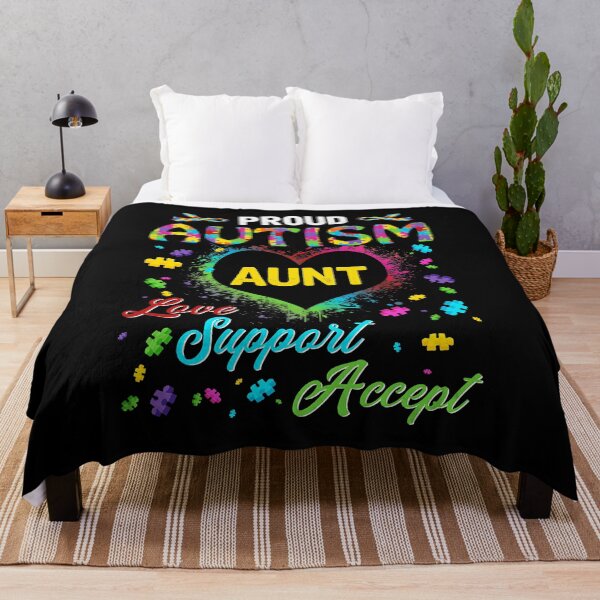 Item preview, Proud Autism Aunt Love Support Accept Help Awareness designed and sold by HaaChris-Artis.