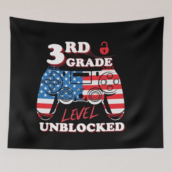 Item preview, Gamer 3rd grade level unblocked, funny boys and girls video game third grade gaming designed and sold by POPLIN ⭐ ⭐ ⭐ ⭐ ⭐.