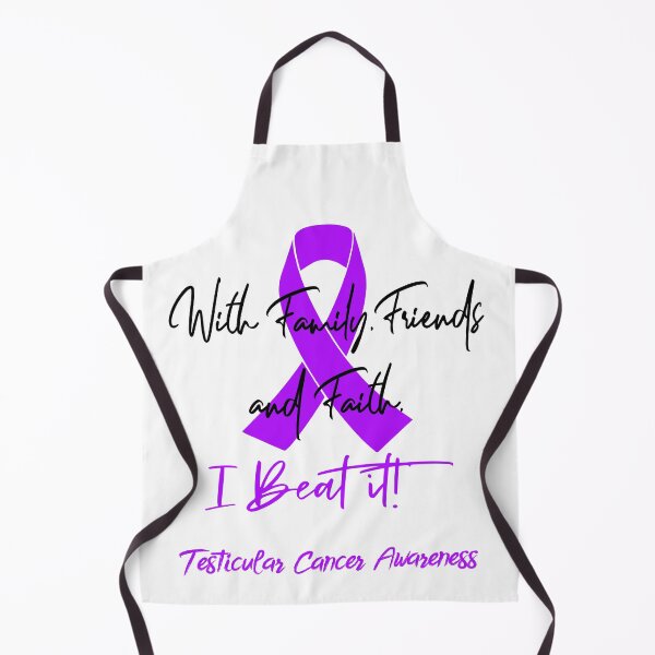 Item preview, Testicular Cancer Warrior - With Family, Friends, and Faith - I BEAT IT! designed and sold by Robbsyn.
