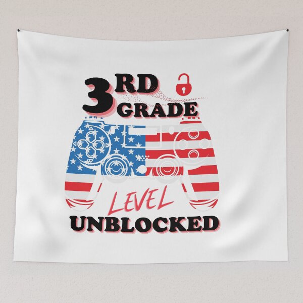 Item preview,  Gamer 3rd grade level unblocked, funny boys and girls video game third grade gaming designed and sold by POPLIN ⭐ ⭐ ⭐ ⭐ ⭐.