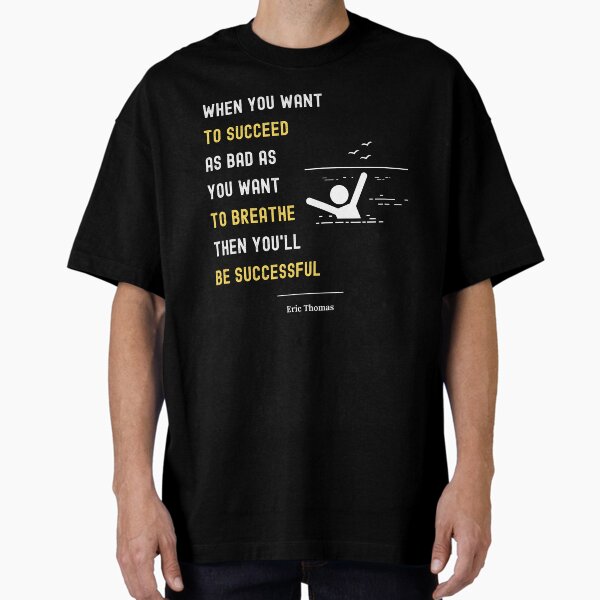 Item preview, Want To Succeed As Much As You Want To Breathe | Motivational Quotes | Eric Thomas Quote designed and sold by Developmatic.