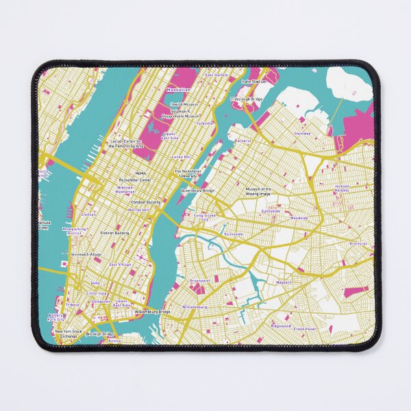 Item preview, New York City Map - Cotton Candy designed and sold by bheberer.