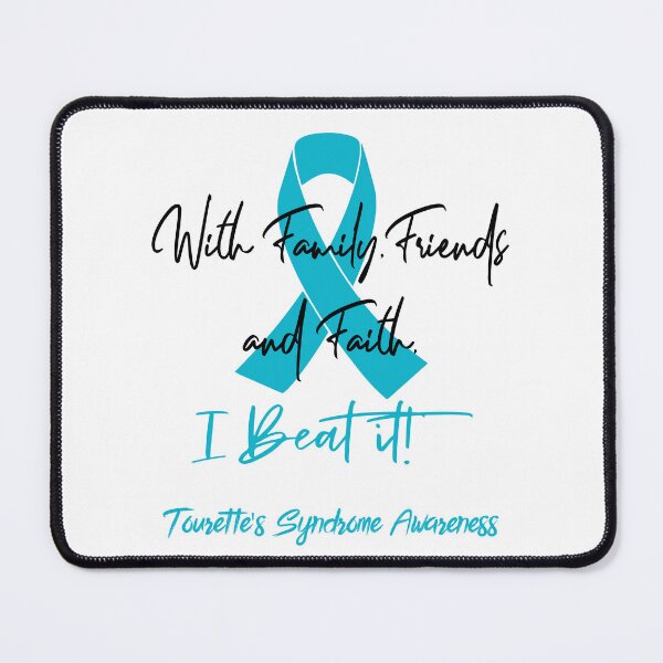 Item preview, Tourette's Syndrome Warrior - With Family, Friends, and Faith - I BEAT IT! designed and sold by Robbsyn.