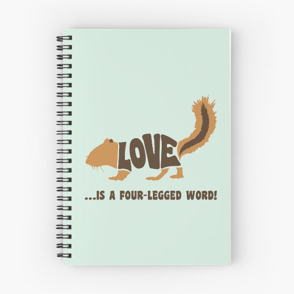 Item preview, Love is a four-legged word! - chipmunk designed and sold by RatArt Designs.
