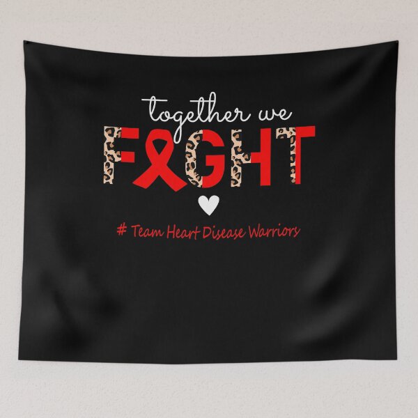 Item preview, Heart Disease Awareness Together We Fight Team Heart Disease Warriors designed and sold by whlrcheryl.