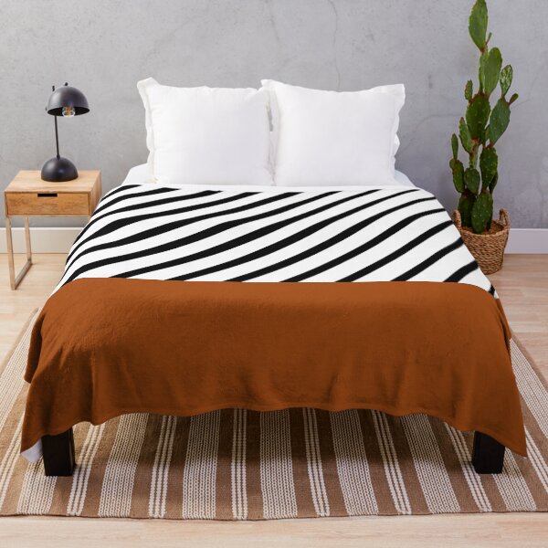 Item preview, Black and white stripe with brown designed and sold by FGCART.