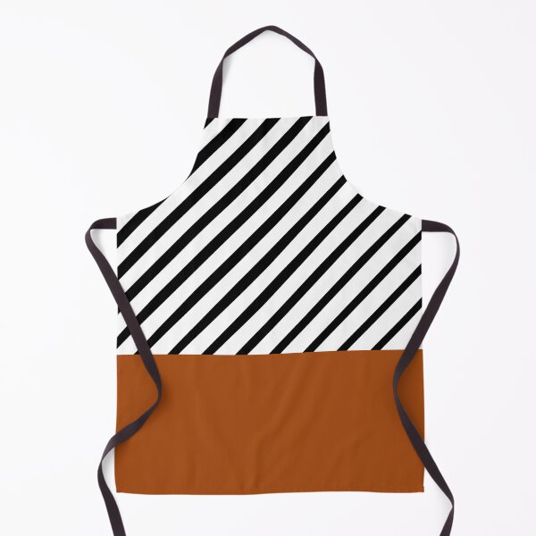 Item preview, Black and white stripe with brown designed and sold by FGCART.