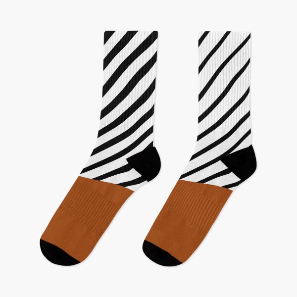 Item preview, Black and white stripe with brown designed and sold by FGCART.