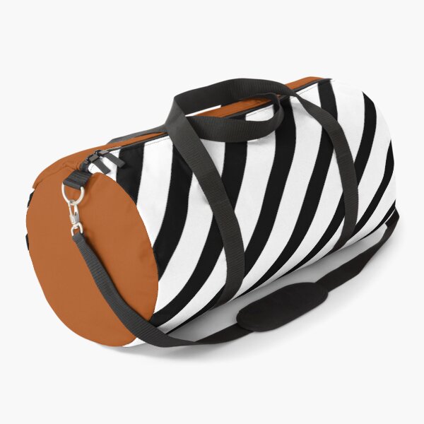 Item preview, Black and white stripe with brown designed and sold by FGCART.