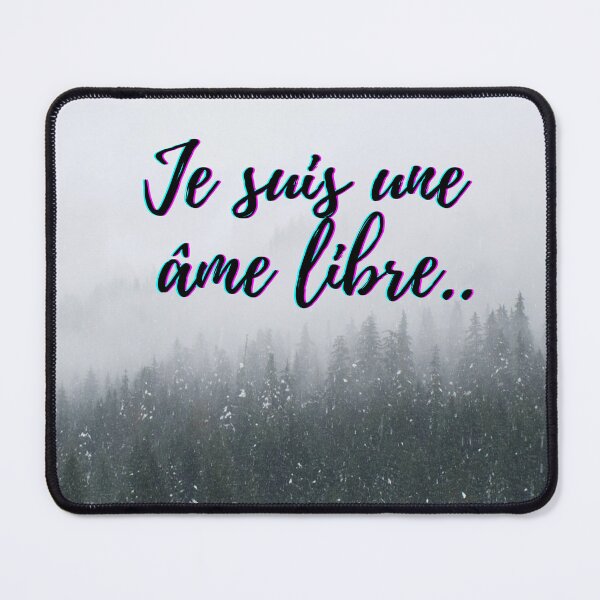 Item preview, I am a free soul - popular french quotes theme gifts designed and sold by RebelliousRosee.
