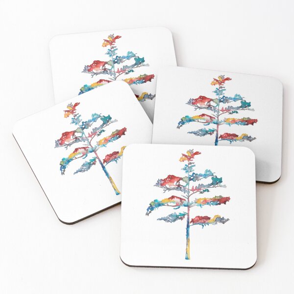 Item preview, Pine tree #1 - Ink painting designed and sold by Leela's House.