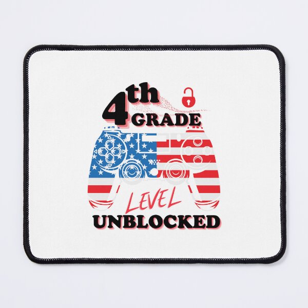 Item preview,  Gamer 4rd grade level unblocked, funny boys and girls video game fourth grade gaming designed and sold by POPLIN ⭐ ⭐ ⭐ ⭐ ⭐.