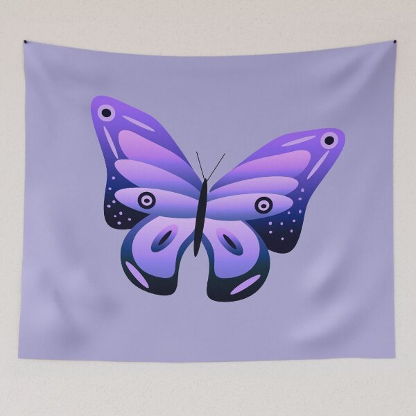 Item preview, Blue butterfly with lilac designed and sold by Laura Greco.