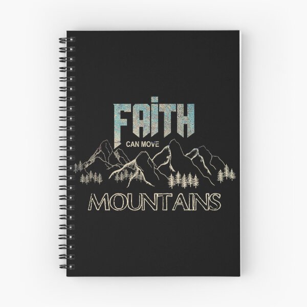 Item preview, Faith Can Move Mountains - Christian Quote designed and sold by Narrow-Path.