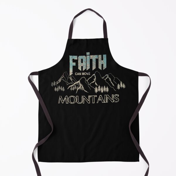 Item preview, Faith Can Move Mountains - Christian Quote designed and sold by Narrow-Path.
