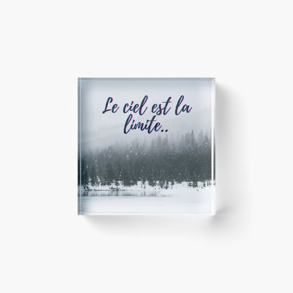 Item preview,  Sky is not the limit - popular french quotes theme gifts  designed and sold by RebelliousRosee.