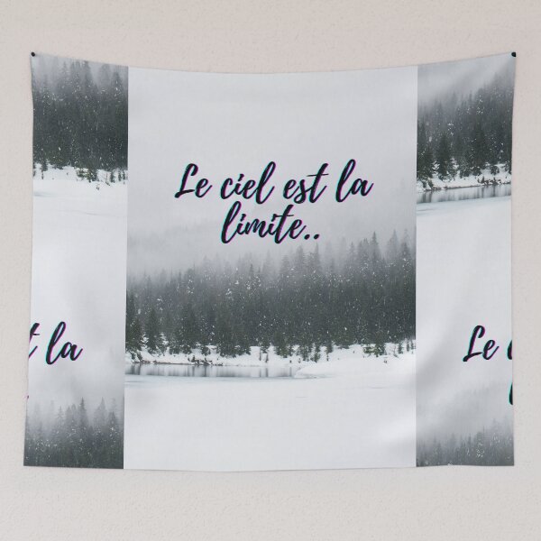 Item preview,  Sky is not the limit - popular french quotes theme gifts  designed and sold by RebelliousRosee.
