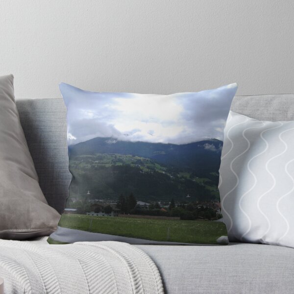 Item preview, Clouds and sun over the mountain designed and sold by MrMonolaner.