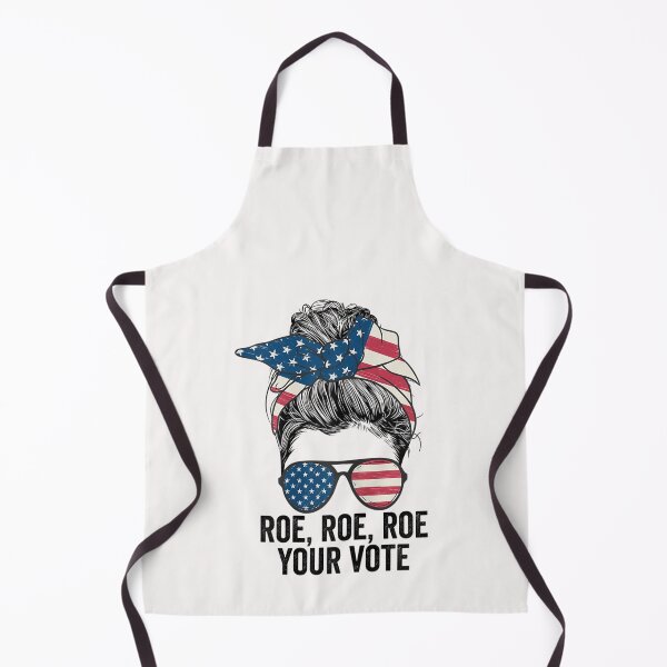 Item preview, Womens Roe Your Vote Messy Bun US Flag T-Shirt designed and sold by Besnier-Rahel.