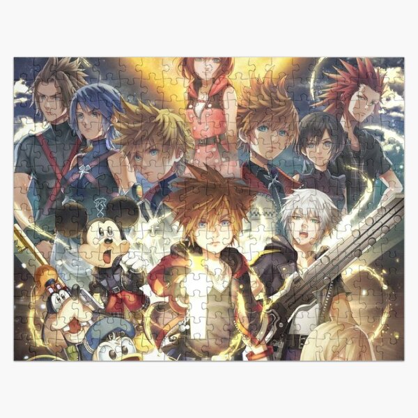 Kingdom Hearts Jigsaw Puzzle For Sale By Latimeralene Redbubble