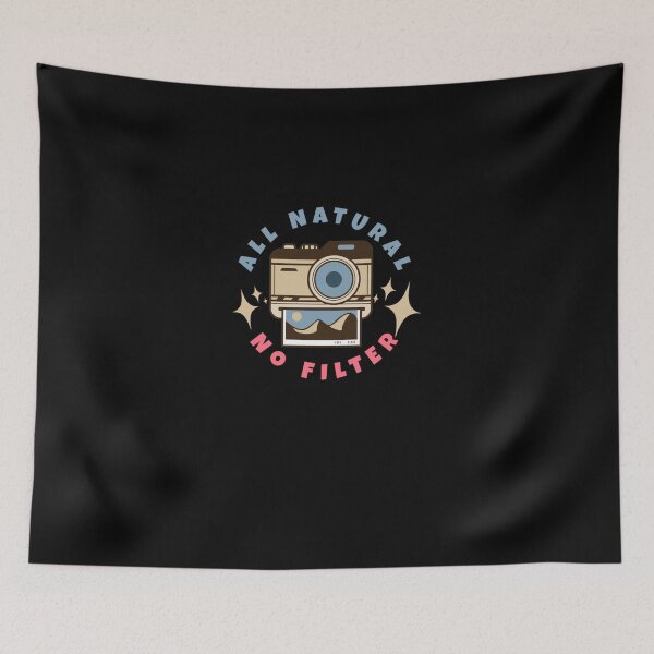 Item preview, All Natural No Filter Instant Camera T-Shirt designed and sold by JacksoRogers.