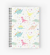 Dinosaur Pattern Spiral Notebook