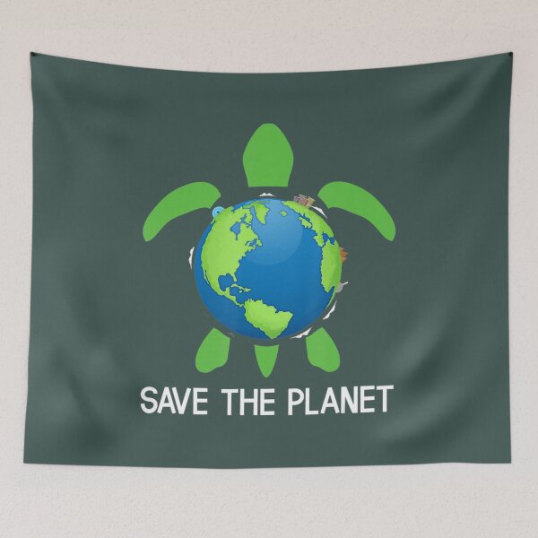 Item preview, Save The Planet Earth Day Environment Turtle Recycle Ocean designed and sold by kichihua.