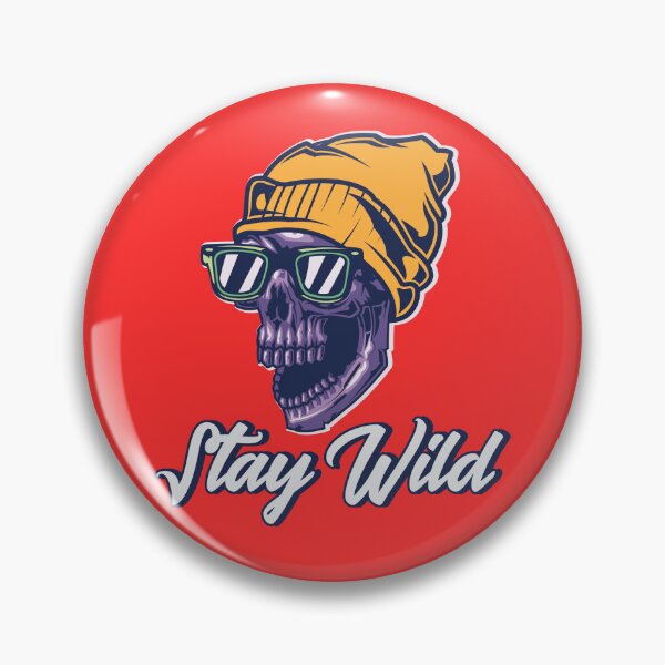 Artikelvorschau, Bleib wild | Schädel-Design entworfen und verkauft von CadDesignerr.