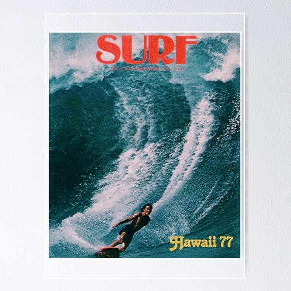 Aperçu de l'œuvre Allons surfer Poster créée et vendue par Georgeowa45.