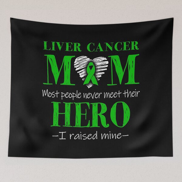 Item preview, Proud Liver Cancer Mom HERO I Raised Mine designed and sold by Mnrshirley.