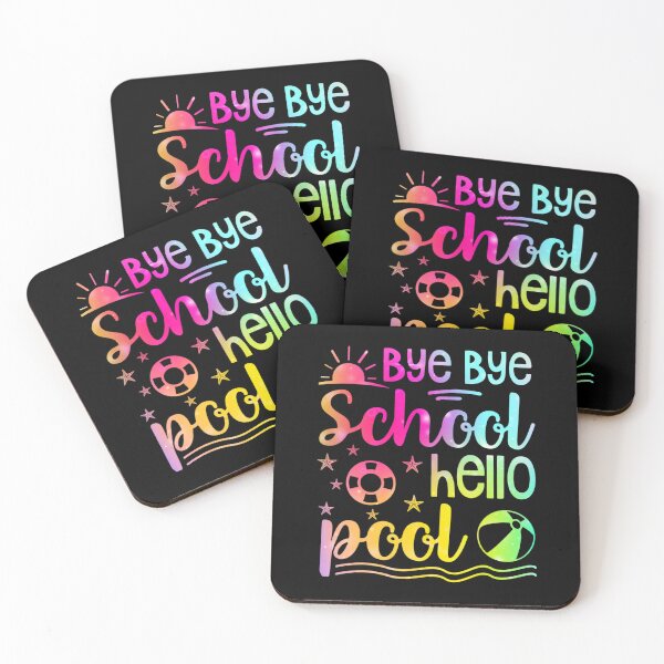 Item preview, Teacher Student Bye Bye School Hello Pool Swimming Summer designed and sold by kichihua.