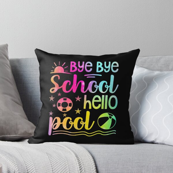 Item preview, Teacher Student Bye Bye School Hello Pool Swimming Summer designed and sold by kichihua.