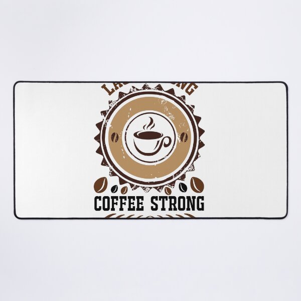 Item preview, LASHES LONG COFFEE STRONG designed and sold by mg360.