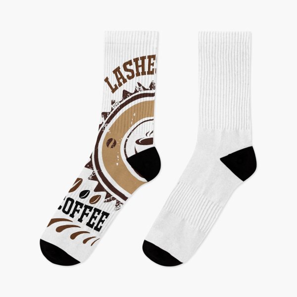 Item preview, LASHES LONG COFFEE STRONG designed and sold by mg360.