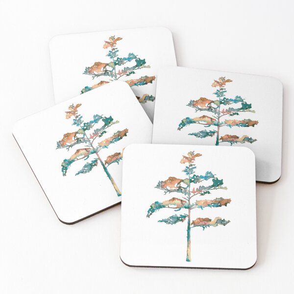 Item preview, Pine Tree #2 - Ink painting designed and sold by Leela's House.