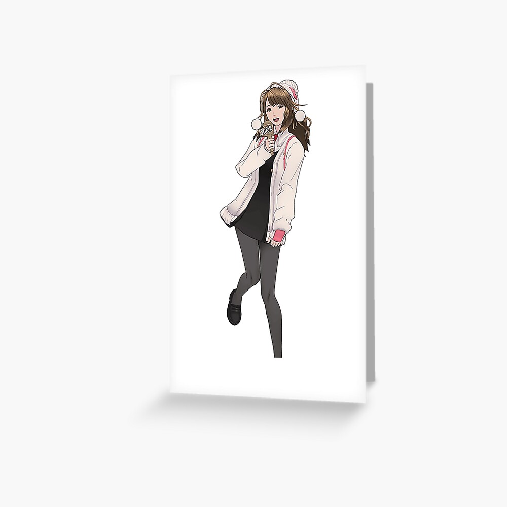 "Kizuna Ai the somnium files " Greeting Card for Sale by