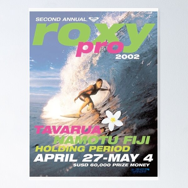 Item preview, 2002 roxy surf poster Poster designed and sold by galvic45.