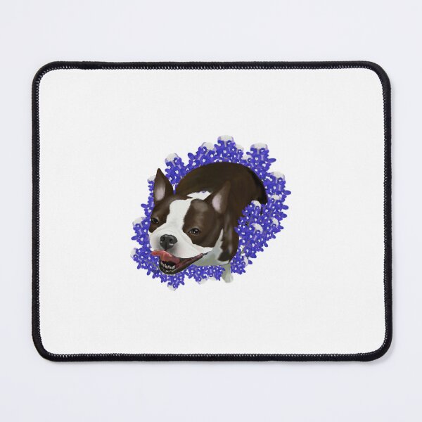 Item preview, Boston Terrier in Blue Bonnets designed and sold by emmijo.