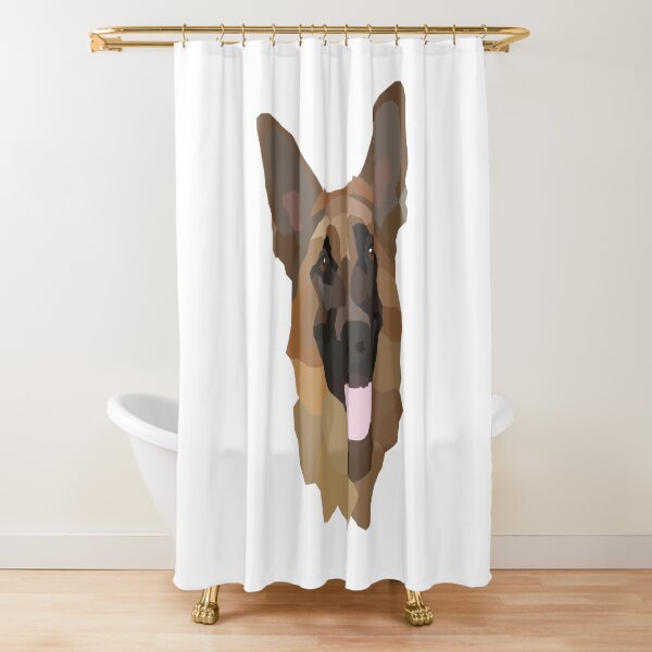 German shepherd Shower Curtain