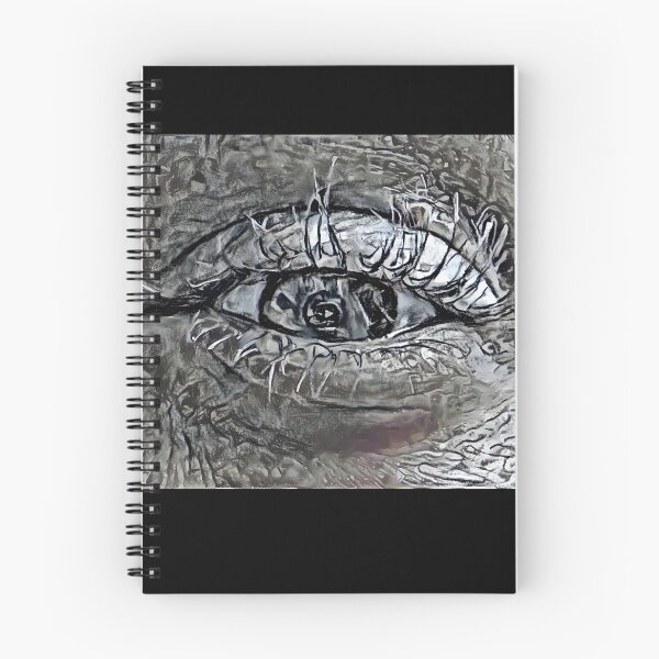 Item preview, Squinting Charcoal Eye of Madness designed and sold by Swabcraft.