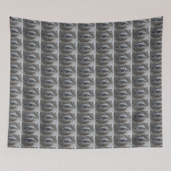 Item preview, Squinting Charcoal Eye of Madness designed and sold by Swabcraft.