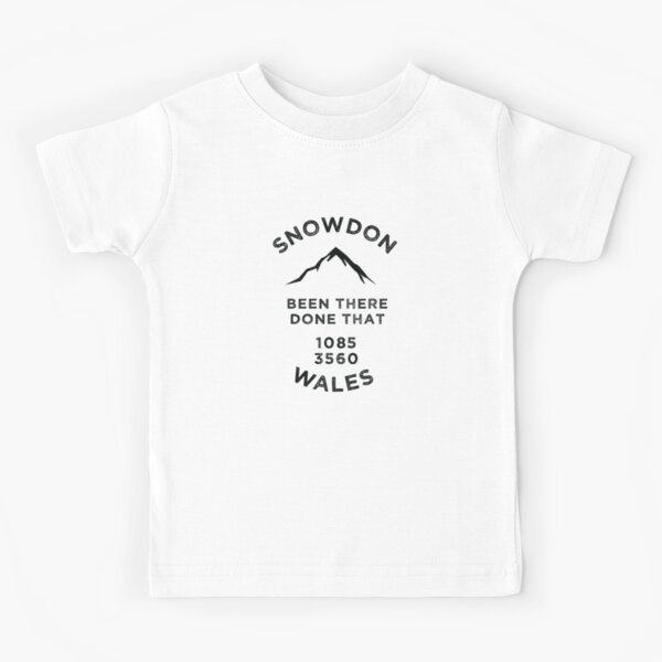 Snowdon-Wales-Walking Climbing Kids T-Shirt