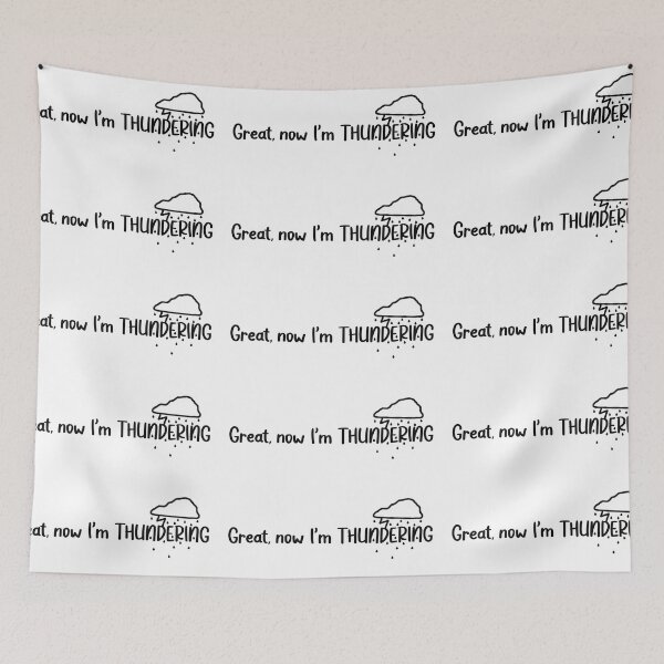 Item preview, Thundering (Dark Text) designed and sold by Sara Traster.