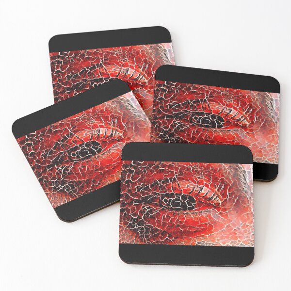 Item preview, Squinting Crimson Cracked Red Eye of Madness designed and sold by Swabcraft.