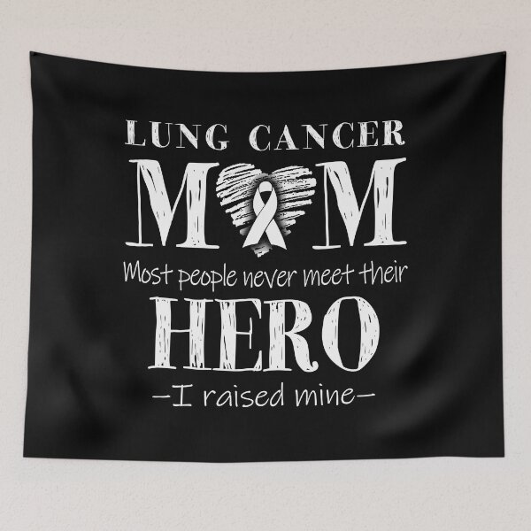 Item preview, Proud Lung Cancer Mom HERO I Raised Mine designed and sold by Mnrshirley.